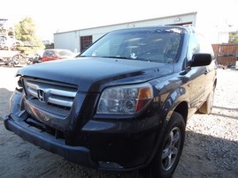 2008 Honda Pilot EX-L Black 3.5L AT 2WD #A22615